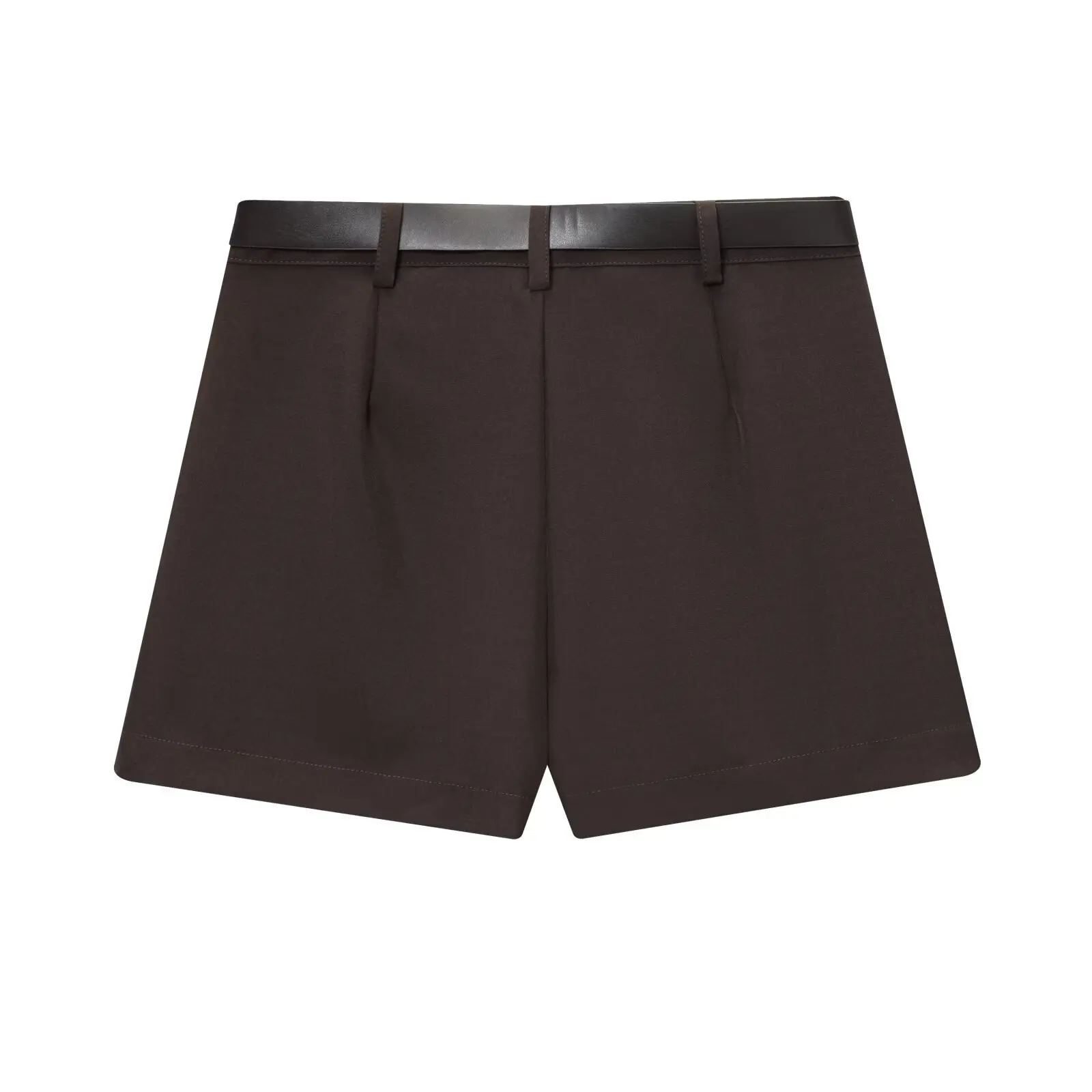 Dave&Di Minimalist Woman Clothes Blazer Jacket Skirts Sets Two Piece Set,Women's Suit French Elegant Coffee Colored Suit Skirt S