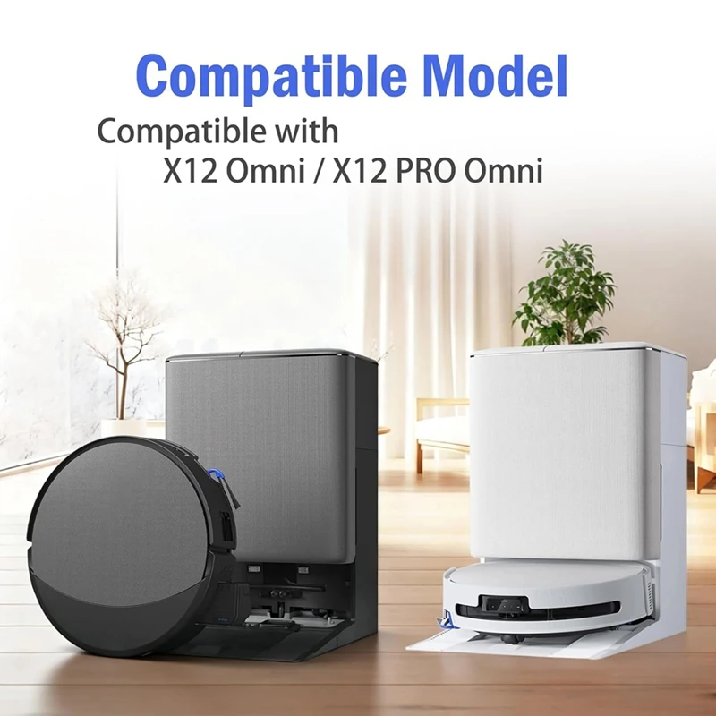 Комплект из 21 предмета Y48A для Ecovacs Deebot X12 OmniCyclone X12 Pro T90 Omni, включающий основную щетку, боковую щетку, филь