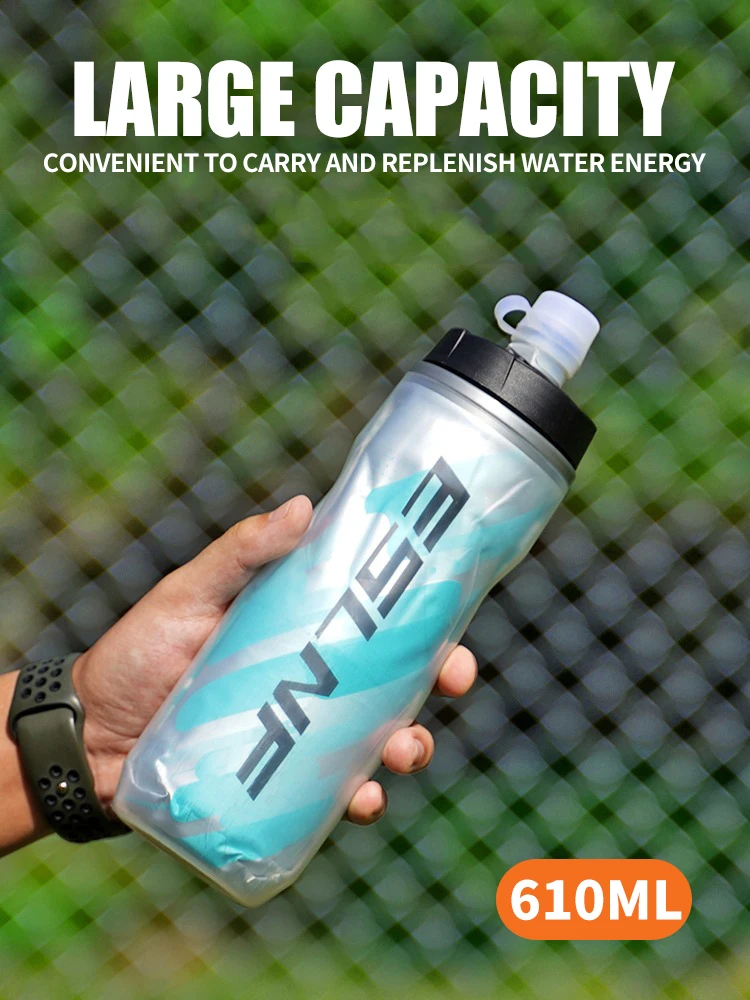 ESLNF Bicycle Water Bottle Ice Protection Sports Water Bottle Large Capacity Fitness Water Cup Outdoor Cycling Water Cup Accesso