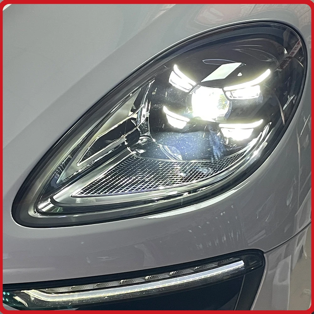 

For Porsche Macan 95B.1 2014-2021 Headlights Assembly Upgrade LED Lens Start Animation Plug and Play High Quality Old to New