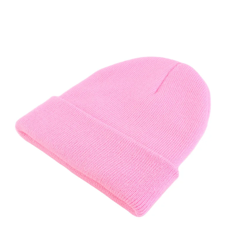 Neue Unisex Einfarbige Strickmütze Herbst Winter Hip-Hop-Beanie für Männer und Frauen SkullCap Mützen Outdoor Winddichte Männermütze Gorro Skimütze – Detail 15