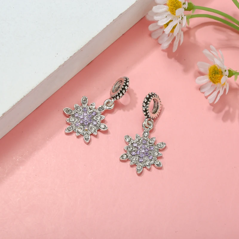 2Pcs/lot Newly Arrived Crystal Bead Pendant Fits Charm Bracelet Necklace DIY Accessories For Women Jewlry Gifts Dropshipping