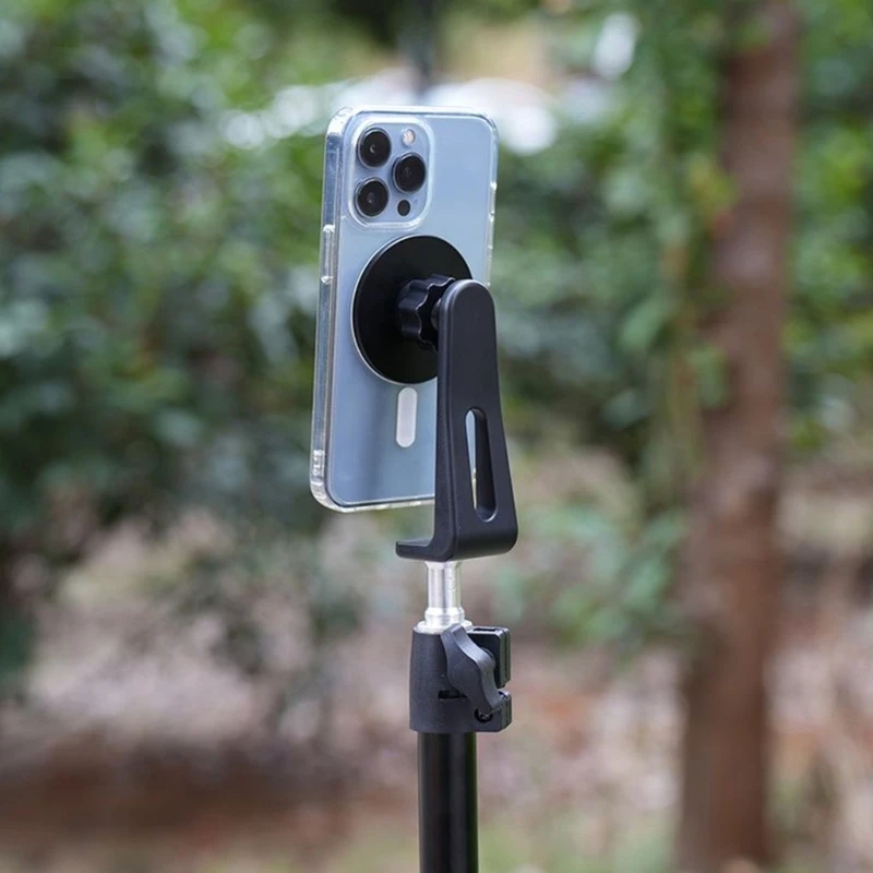 محول ثلاثي القوائم مغناطيسي عام ، متعدد الاستخدامات وموثوق به ، مثبت للهاتف بقوة مغناطيسية قوية ، خفيف الوزن للهواتف ، #4