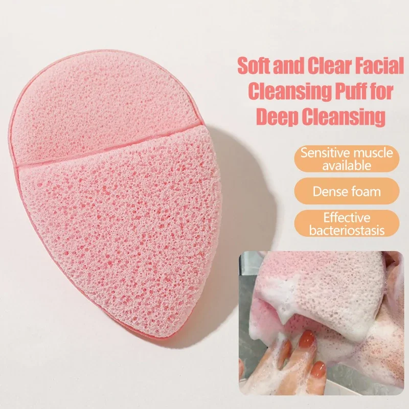 1PC Gesicht Waschen Reinigung Puff Weiche Kosmetische Schwamm Tiefe Gesichts Reinigung Maske Make-Up Entferner Cosmetic Puff Wiederverwendbare Sauber Werkzeug