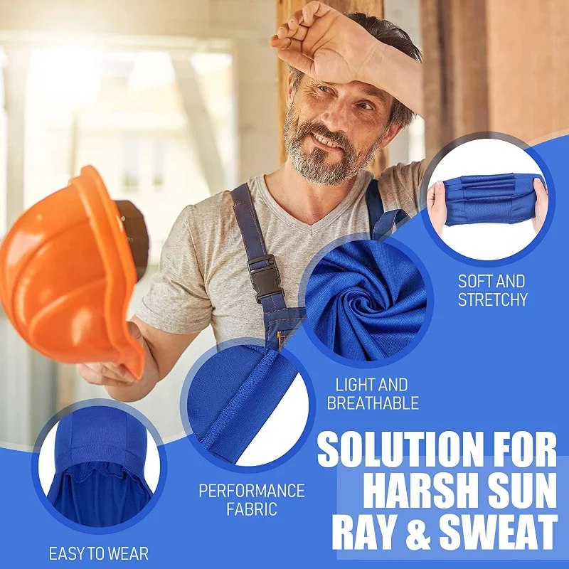 Cycling Sun Shade Cap Cooling Sport Long Tail Hat Summer UV  Protection Neck Fishing Hiking Cap Breathable Cycling Sun Shade Cap