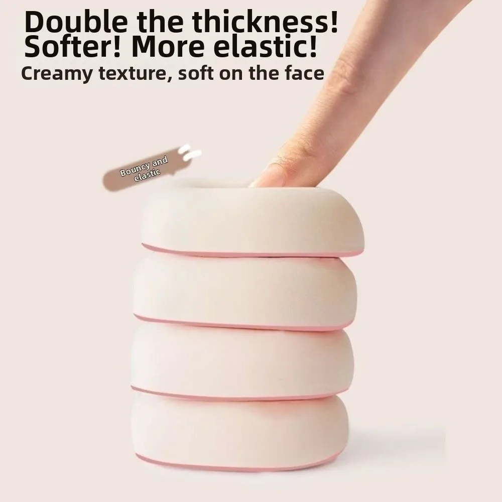 Water Drop Shape Makeup Puff Super Thick Wet Dry Dual Use Cosmetic Powder Puff Soft Texture Base Makeup Tool Face Makeup