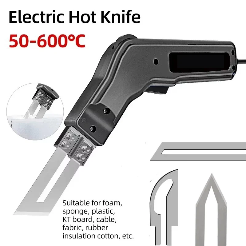Foam Cutting Knife Pearl Cotton Electric Hot Knife Thermal Cutter Hand Held Potable Electric Tools Knife Multiple Cutter