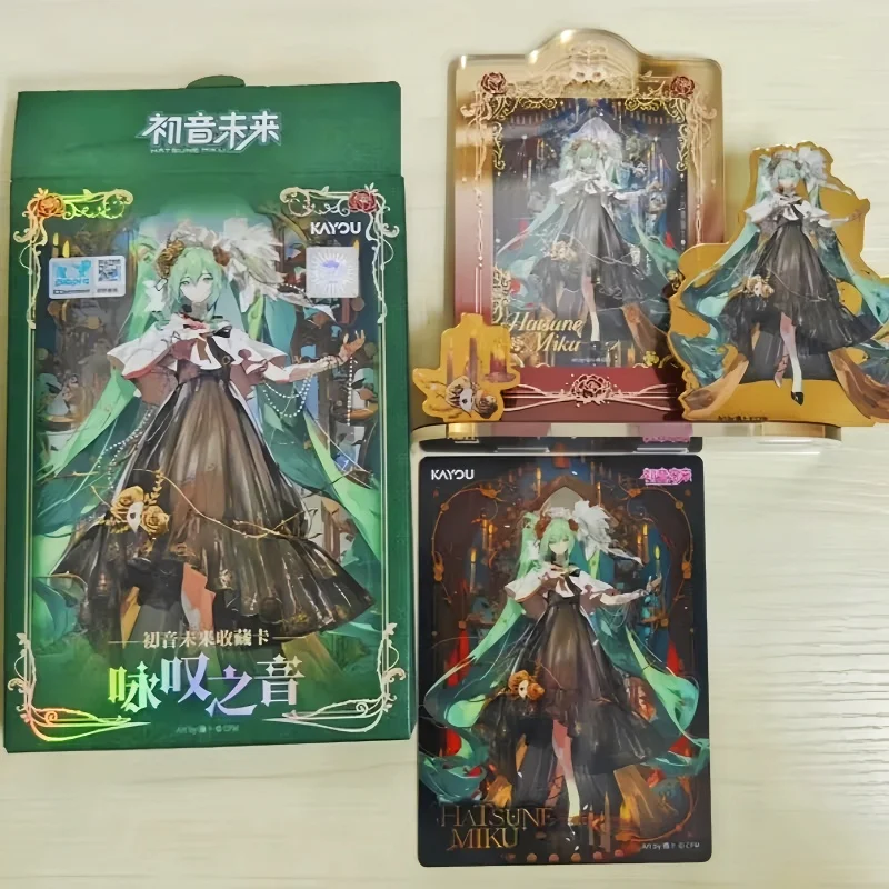 kayou-hatsune-miku-–-carte-de-collection-serie-voice-of-aria-cadeau-d'anniversaire-pour-fille-de-haute-qualite-jouet-et-passe-temps-en-brique-d-objets-de-collection