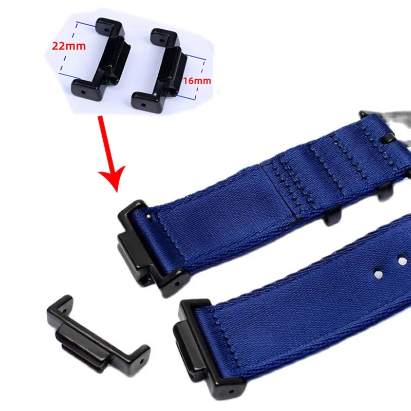 สำหรับ Casio G-SHOCK DW5600 GW-M5610 GWM5610 GA110/100/120 GA2100 GM2100 อะแดปเตอร์สแตนเลสขนาด 16 มม. สายนาฬิกาสีเงิน