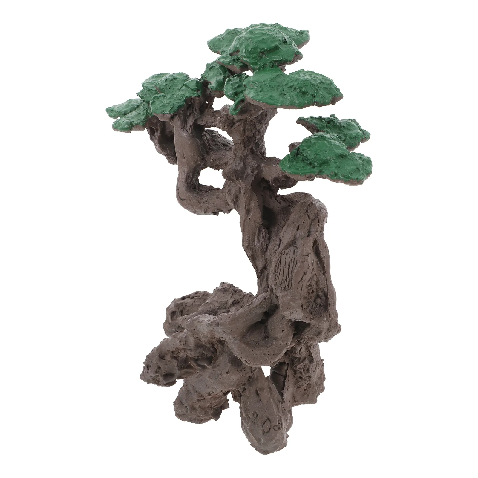 

Fish Tank Decor Aquarium Welcoming Pine Hideout Artificial Tree Ornament Resin Aquarium Decoration Betta Accessories