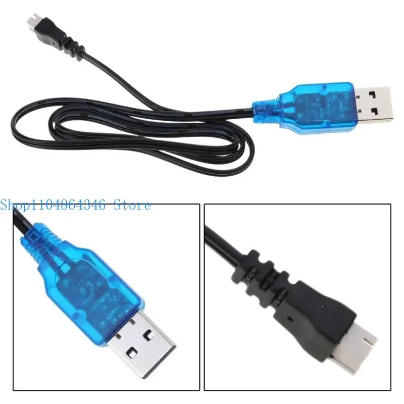 652F 400mA 3.7V PH2.0-2P for Remote Controlled Aircraft USB Cord