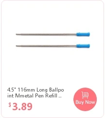 3,88 Zoll/98 mm lange Kugelschreiber-Tinte, Nachfüllung für Montblanc Mont Blanc PN: 116190 124493 P164 Kugelschreiber-Kugelschreiberspitze: 1,0 mm – Detail 7