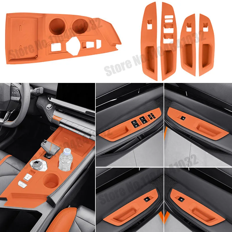 

Silicone Centre Console Gear Shift Frame Protection For Changan UNIV UNI-V UNI V Decoration Upgrade Accessories