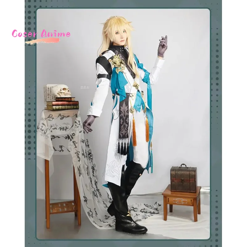 게임 Honkai: 스타 레일 Luocha 코스프레 의상 유니폼 할로윈 파티 여성용 남성용 카니발 소품