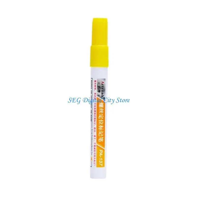 U75B Waterproof Screw Marker Pen With 3mm Round Tip Fast Drying Inks For Industrial Equipment and Project
