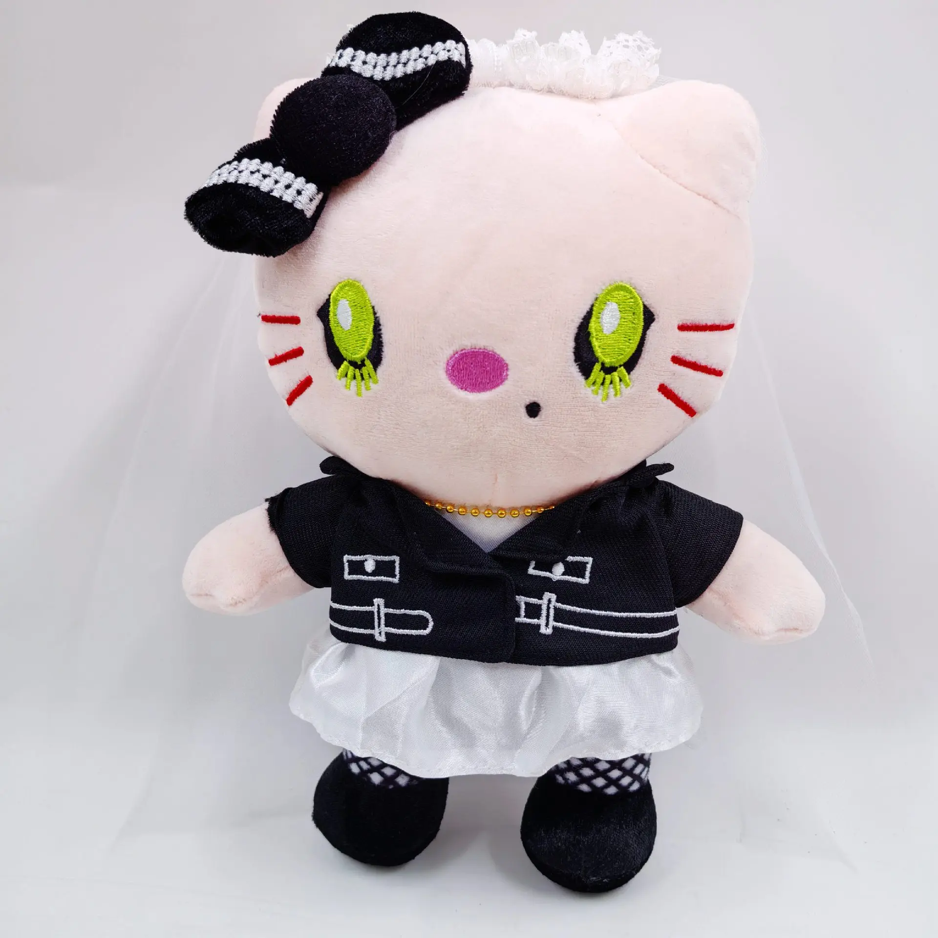 

Anime Hello Kitty Plush Kawaii Action Figure Toys Chuacky Doll Cute Pendant Keys Girl Halloween Christmas Birthday Gifts