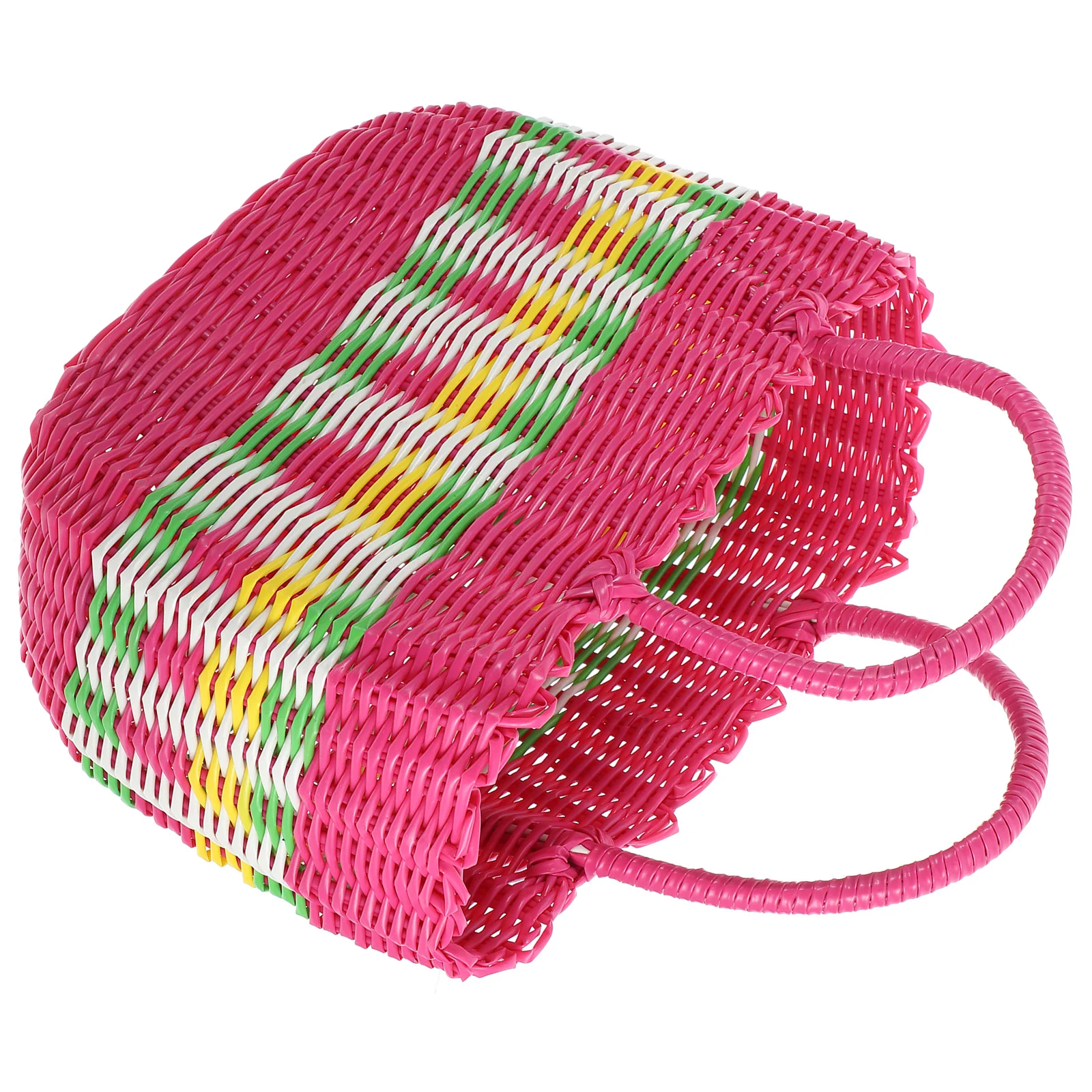 Vegetable Picnic Basketss Shopping Woven Straw African Market Plastic Gift Bathroom Organizing Toiletries Picnic