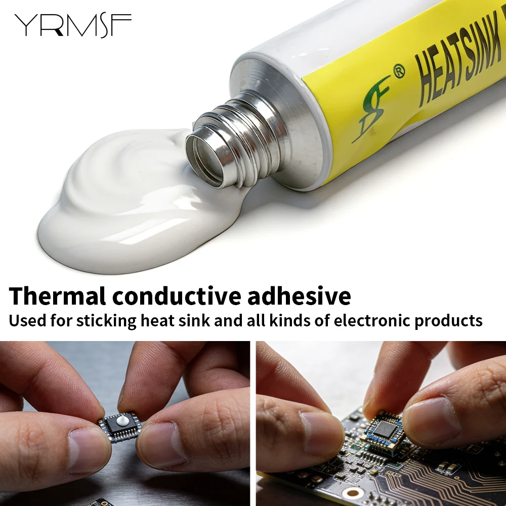 Silicone Adhesive Glue for Car Heat Sink Processor Thermal Paste Processor 1-20PCS Electrical Tape Accessories Hardware Home