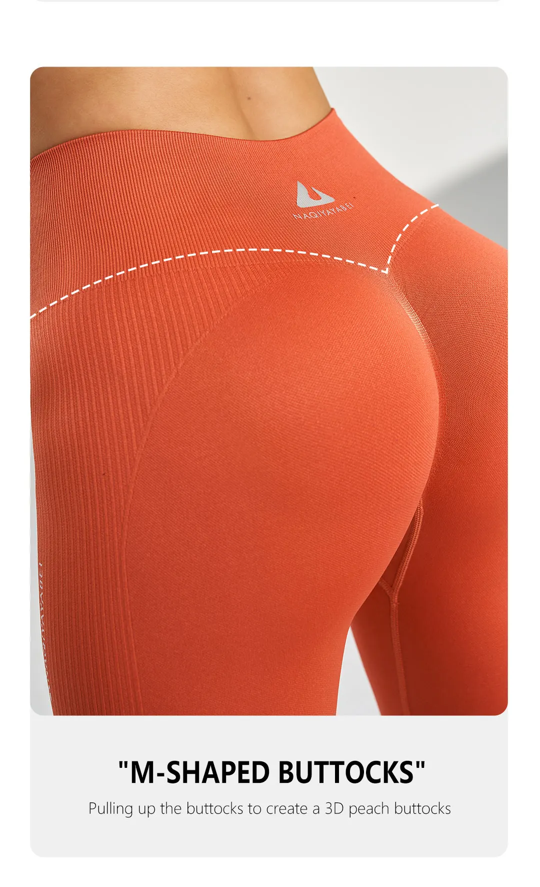 Einfarbige Leggings für Damen, Fitnessstudio, Laufen, Yoga-Hose, lange Hose, hohe Taille, Bauchstraffung, Stretch-Jogginghose, sieben Farben – Detail 6