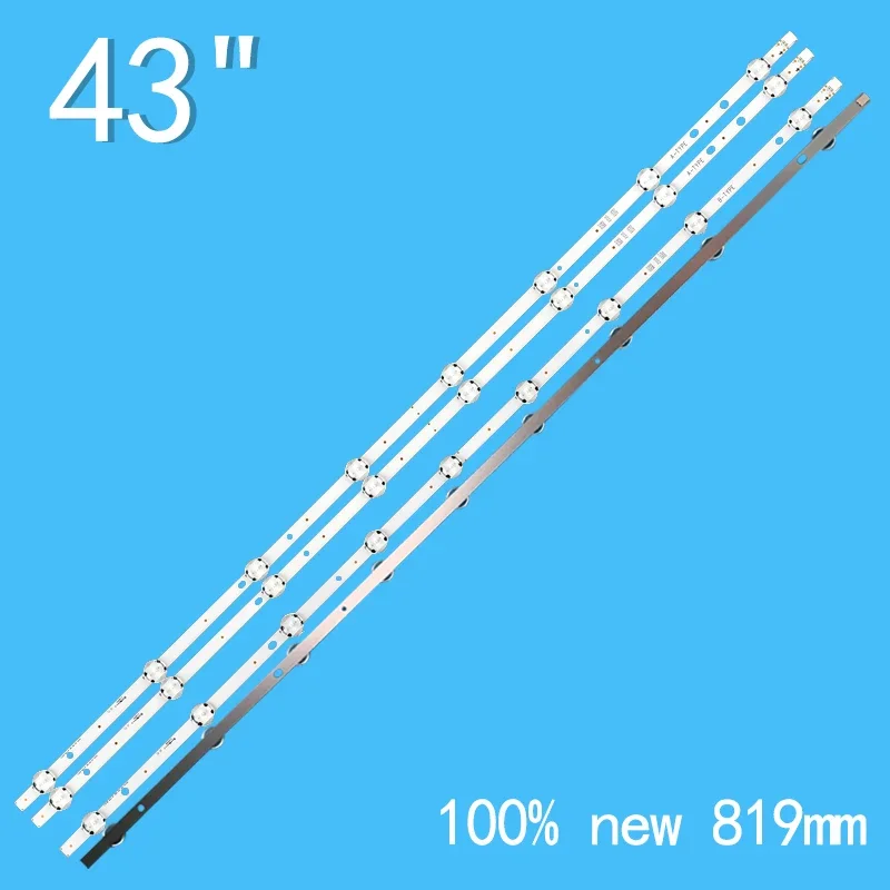 LED Backlight strip For Hitachi 43HK15T74U 43HK6T74U 17DLB43VER3-A 17DLB43VER3-B VES430QNDL-2D-N11 LUX0143004/01 43UB8200 VESTEL