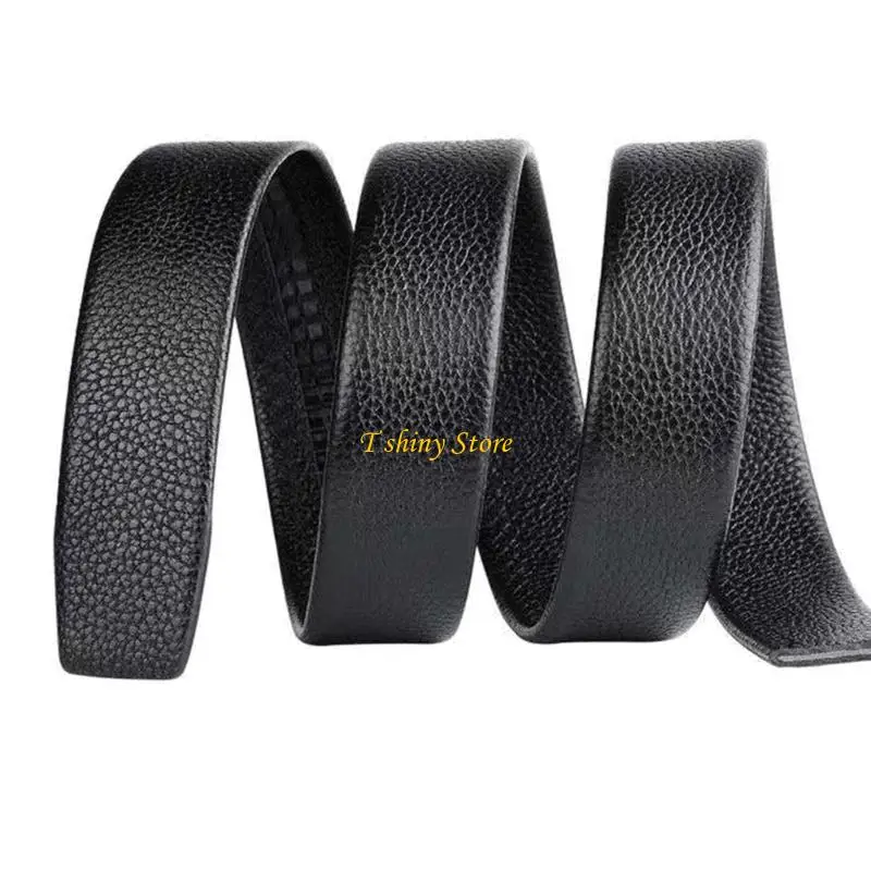 

N58F Men Belt No Buckle Leather Belt Without Buckle For Men No Buckle Belt Pant Belt