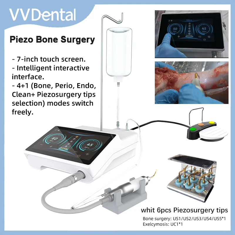 VVDental Piezosurgery Bone Cutter Equipment Ultrasonic Bone Piezo surgery Machine Oral Therapy Detnal Surgical Implants Motor