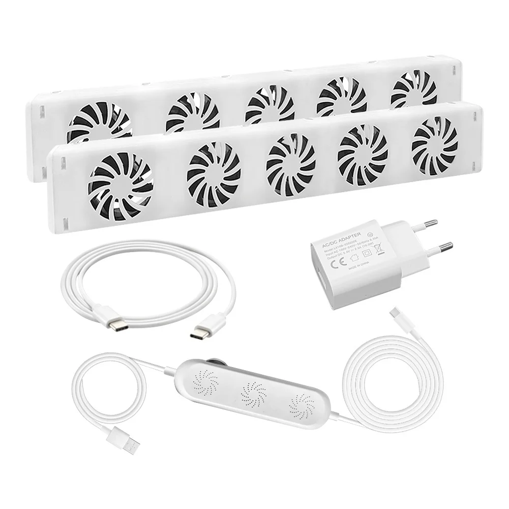 5.0 Ventilator Radiator Kipas Radiator Pengatur Aliran Udara Set Ekstensi Penguat Kipas Ventilator Kipas Radiator