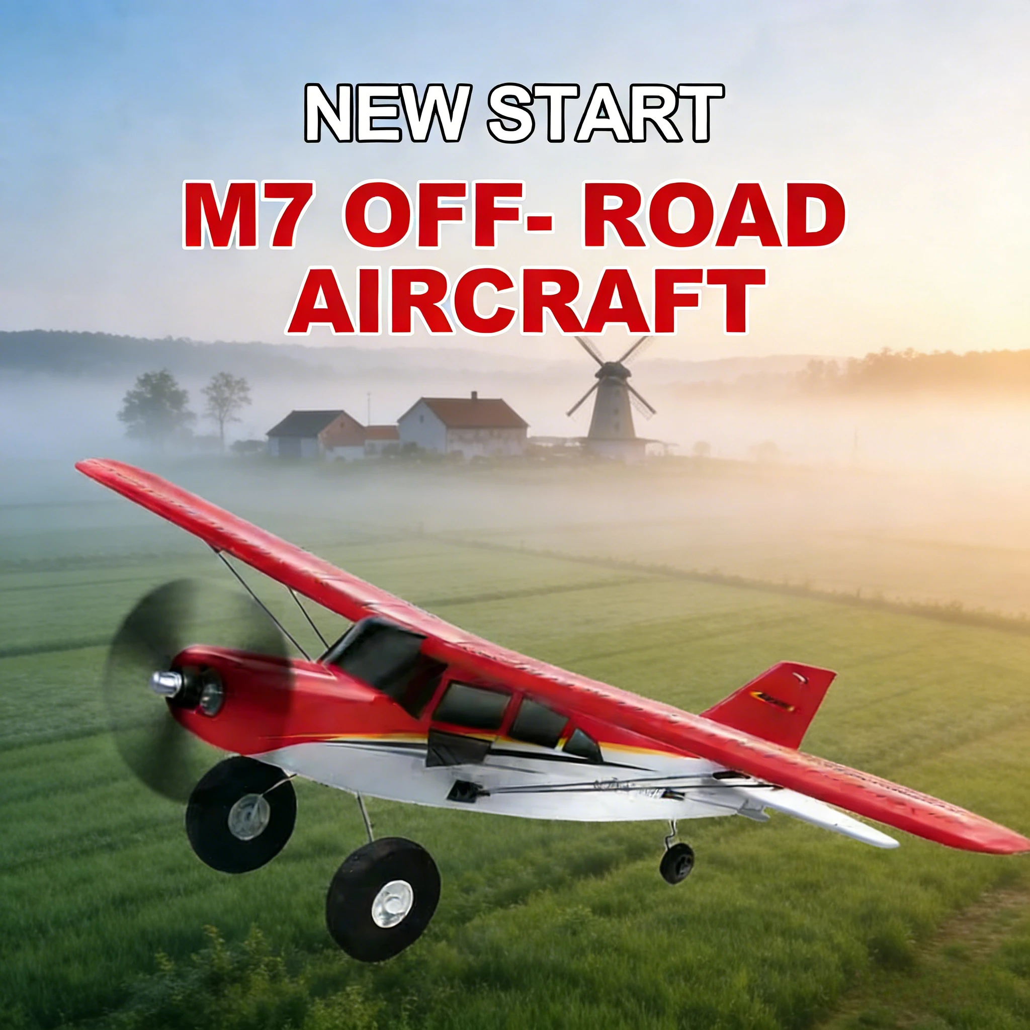 

Радиоуправляемый самолет QIDI560 M7 OFF-ROAD, бесщеточный двигатель, 4-канальный высокоскоростной радиоуправляемый планер из пенопласта с фиксированным крылом, подходит для детей.