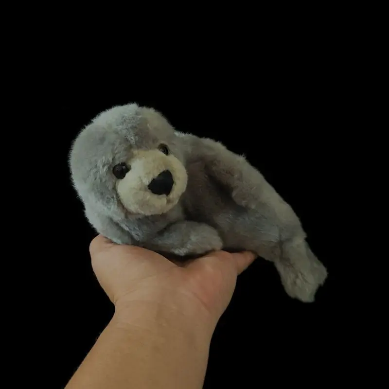 L22cm Realistic Seal Plush Toy Plush Seal Doll Cloth Doll Early Learning Prop Kids Girl Birthday Gift
