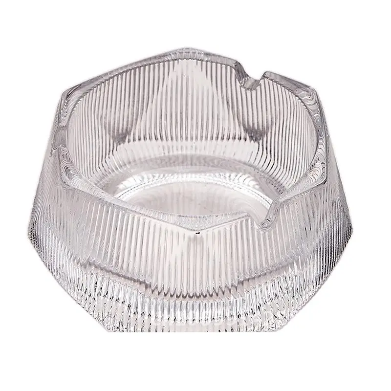 

Vertical Stripe Glass Ashtray Minimalist INS Style High Color Value Living Room Decor Single Person Special Hashtray