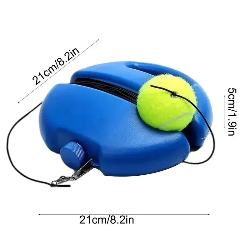 Training Durable High Elasticity Tennis Practice Tool Base Customized With Rope Automatic Rebound Practice Ball Outdoor