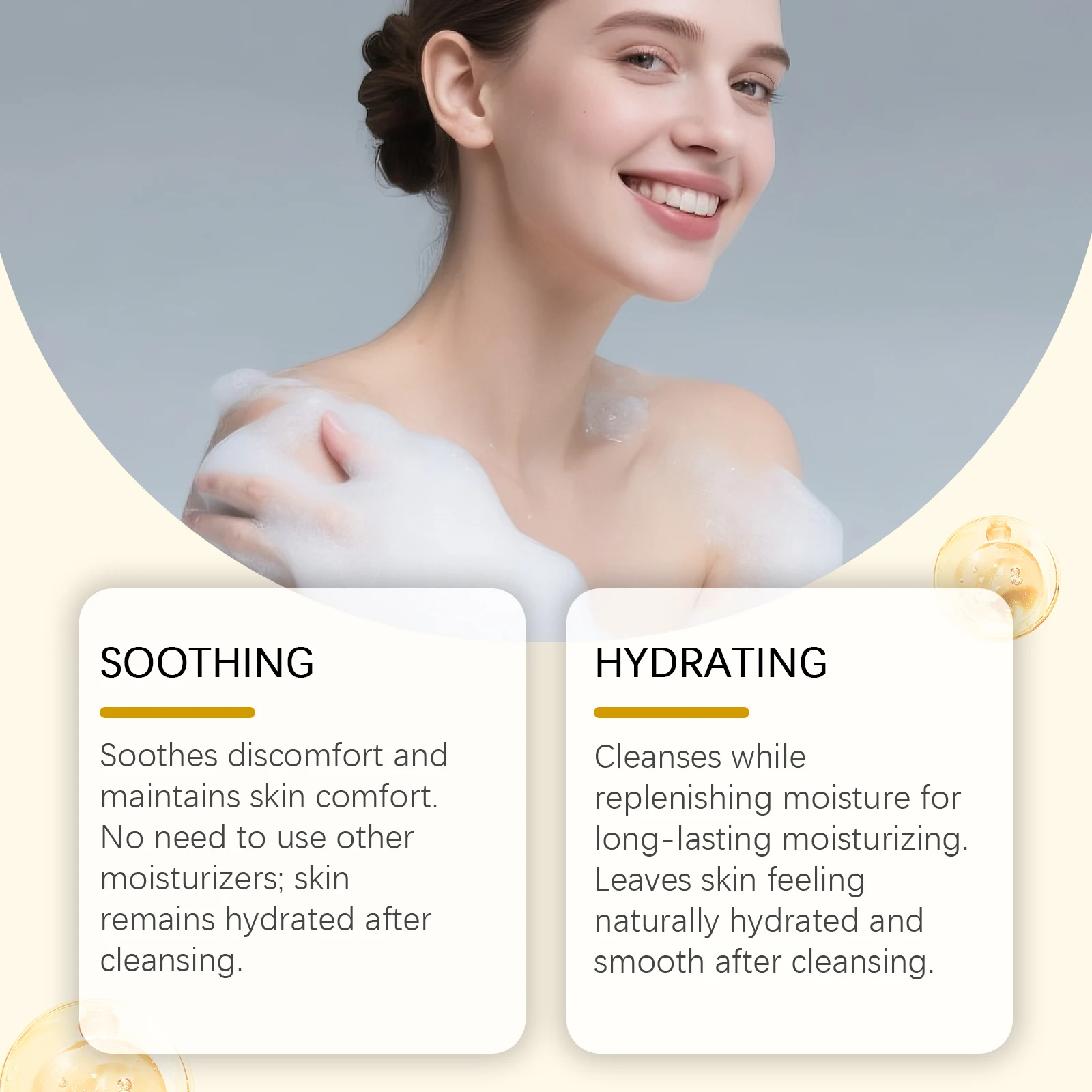 Skin Cleaning Soap Moisturizes Body Skin Gentle Clean Long Last Oil Control No Tightness Eliminate Body Odor And Freshen The Air
