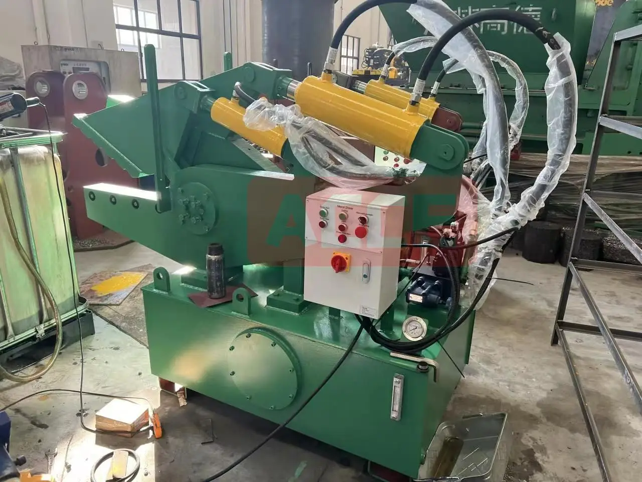 Newest Waste Alligator Aluminum Cutting Metalshear Scrap Crushing Alligatorshear Granulator Cutter Hine For Sale