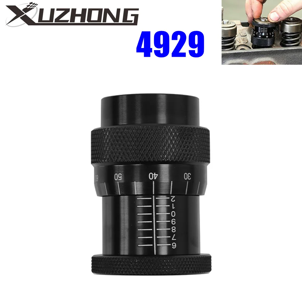 4929 Valve Spring Height Micrometer Measurer Measure Tool Valve Spring Height Caliper For Most V8 Engines Black