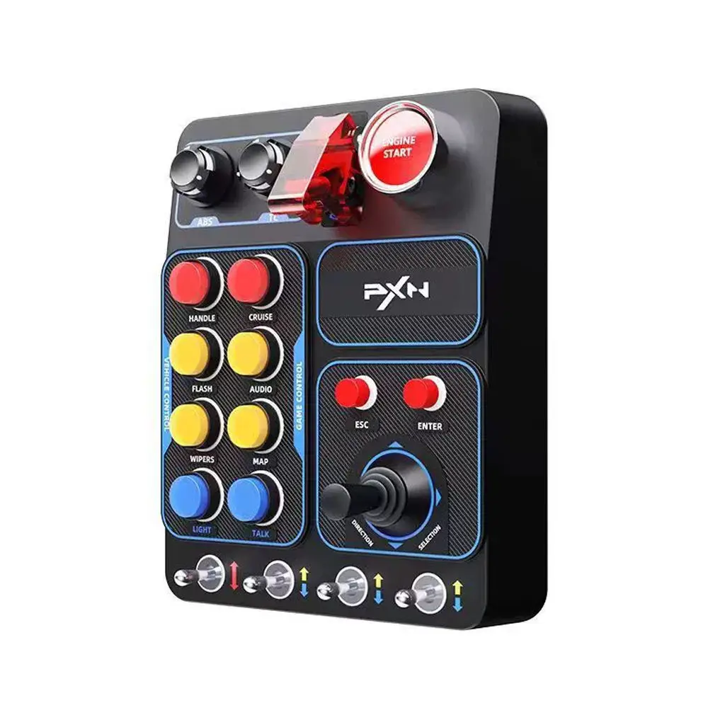 PXN CB1 Регулируемый зажим и ручка-спиннер Sim Racing Button Box Игровой контроллер