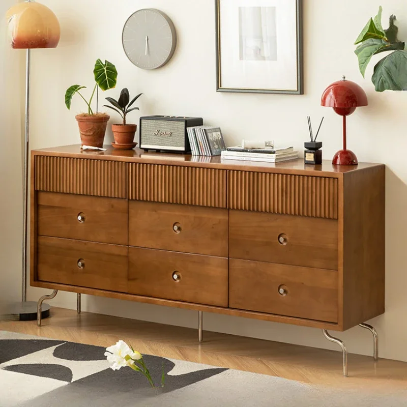 

Solid wood chest of drawers, simple bedroom, master bedroom, chest of drawers, bed, end cabinet, small living room, storage