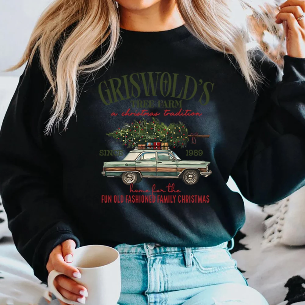 Griswold شجرة عيد الميلاد مزرعة البلوز عيد ميلاد سعيد مطابقة الأسرة عطلة تيز عيد الميلاد فيلم كلارك Griswold بلوزات