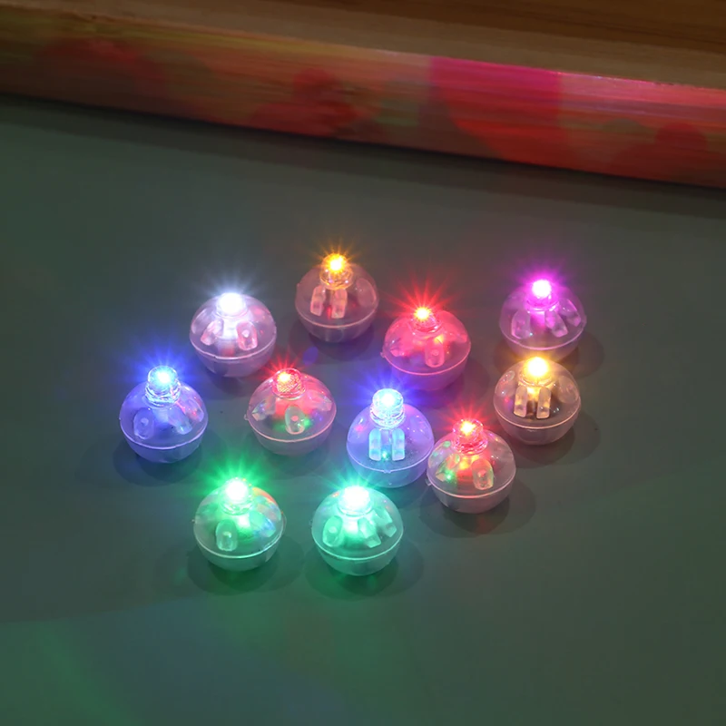 10 szt. LEDBalloon LightTiny Led Mini okrągłe Led kula świetlna do lampionu na Boże Narodzenie wesele dekoracja urodzinowa