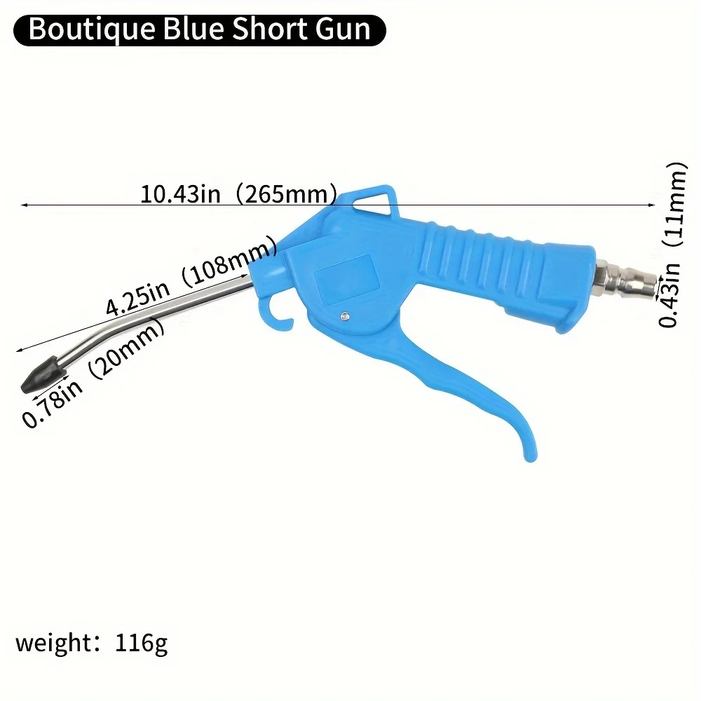 Long-nose Dust Blowing Gun, Soot Blowing Gun, High-pressure Air Blowing Gun, Air Gun Cleaning Gun, Car Washing Cleaning Gun