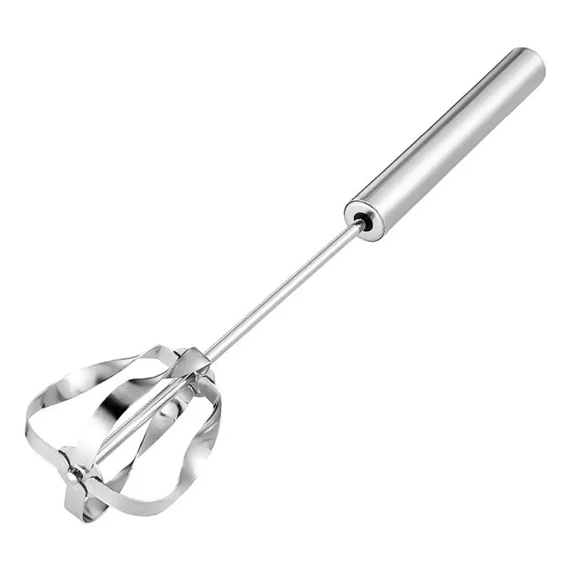 Hand Push Whisk Hand Push Stirrer Egg Whisk Semi-Automatic Hand Push Mixer Stirrer For Blending Whisking Beating & Stirring