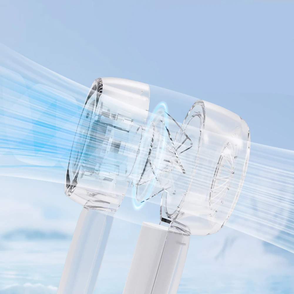 شاشة ديجيتال LED 100 تروس محمولة لمروحة توربو USB ملونة خفيفة عالية السرعة مروحة تبريد محمولة مكتب خارجي