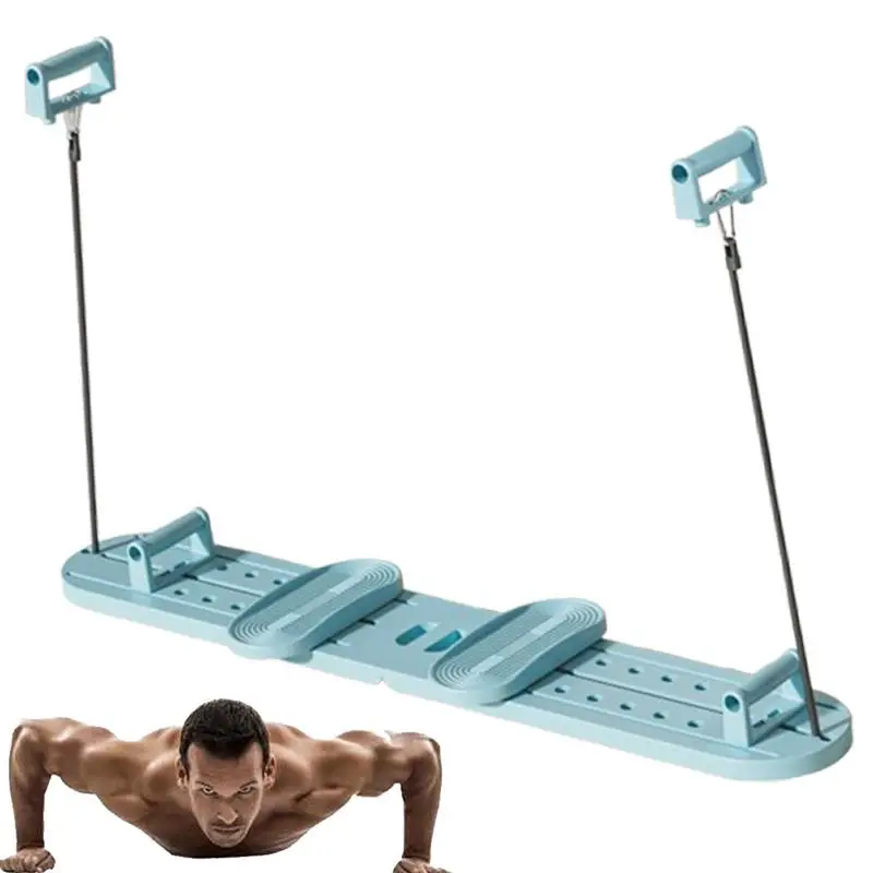 Pushup Board With Resistance Bands Multi-functional Pushup Bar Multi-functional Pushup Bar Home Workout Equipment Board Chest