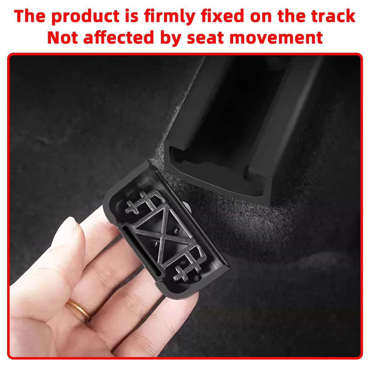 PINMOAP Car Seat Track Cover Is Suitable For Tesla Model 3 Y Juniper ABS Anti-Collision Track Protector Car Interior Accessories