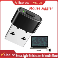 Mouse Jiggler Undetectable Automatic Mover USB Port Shaker Wiggler for PC Laptop Keeps Computer Awake Simulate Mouse Movement