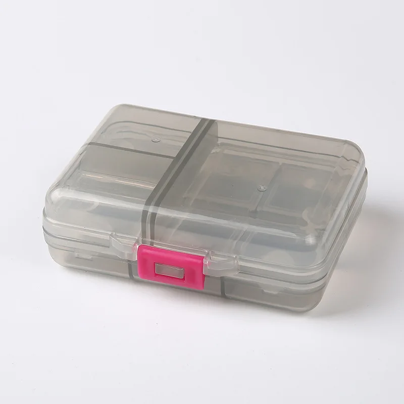 9 Grids Plastic Pill Box Storage Cases Thick Pills Organizer Portable Travel Medicine Box Sturdy Material Weekly