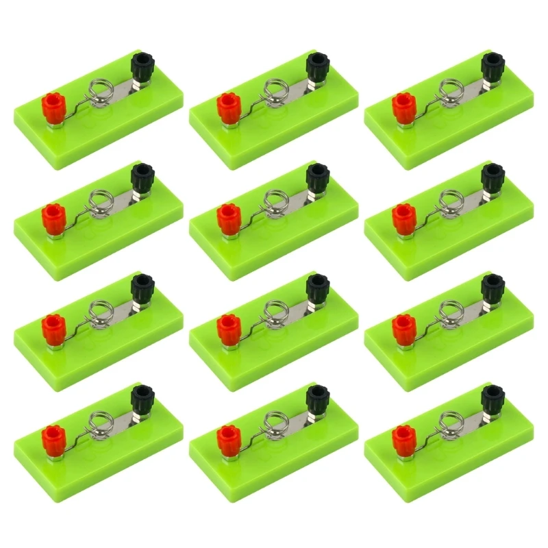 

12PCS Small Screw Bulb Socket Small Lamp Holder With Terminal for Education 601D