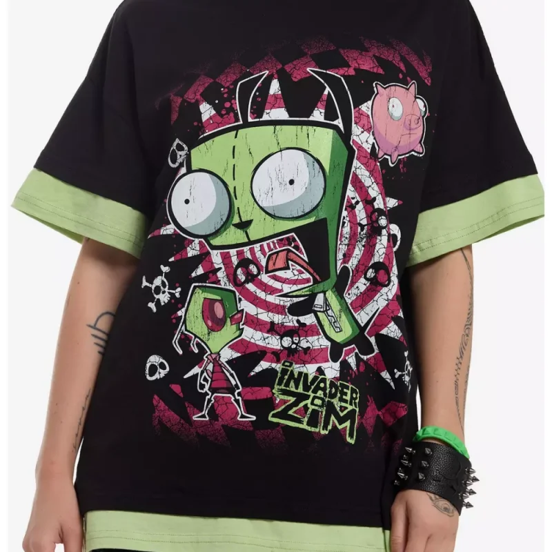 Women's Vintage Invader Zim Ca - Women'S Fashion From The 90S ulasan dan harga
