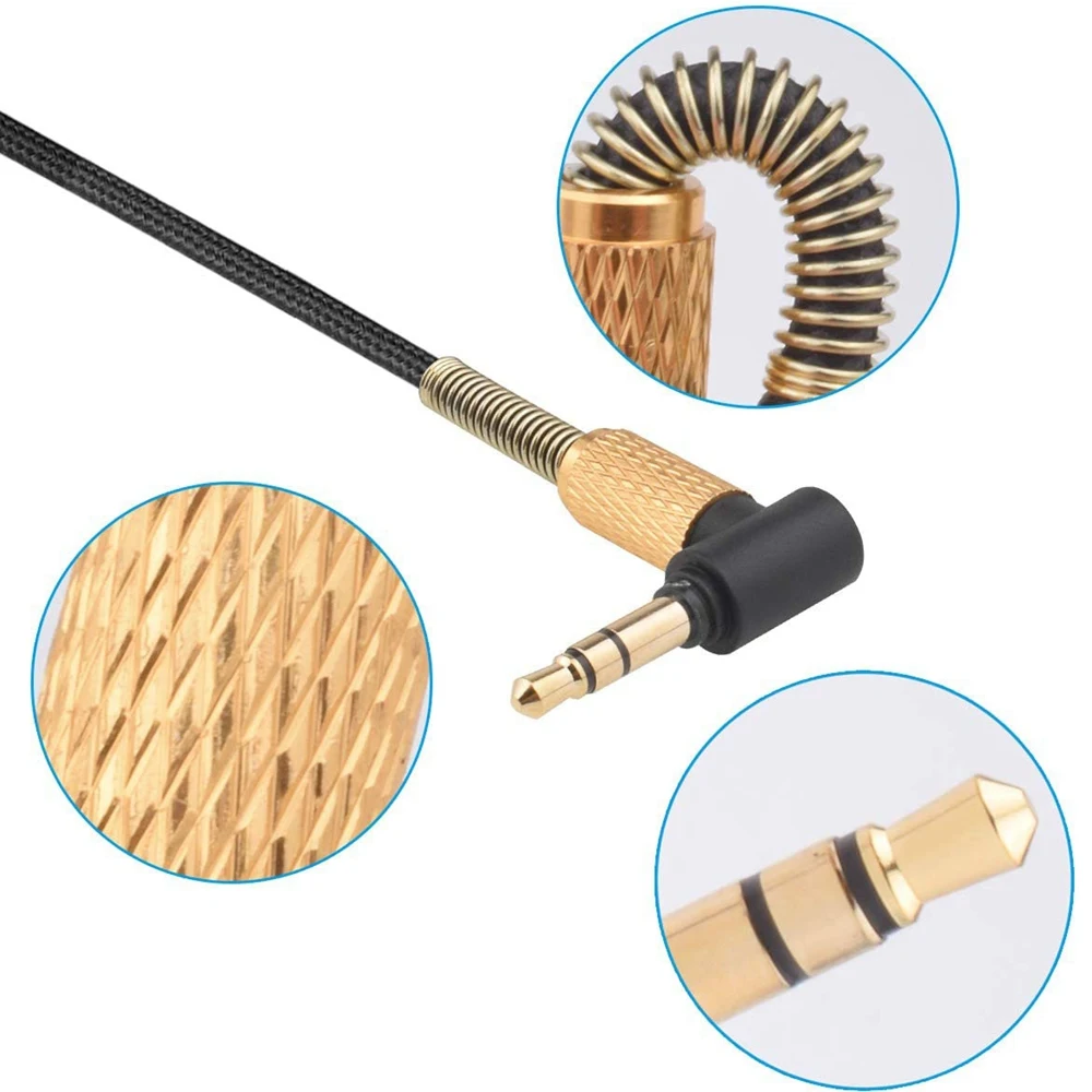 Zapasowy przedłużacz kabla audio do słuchawek AKG Q701/K240/K240S/K240MK II/ K702/K271S/K141/K171/K181/K271