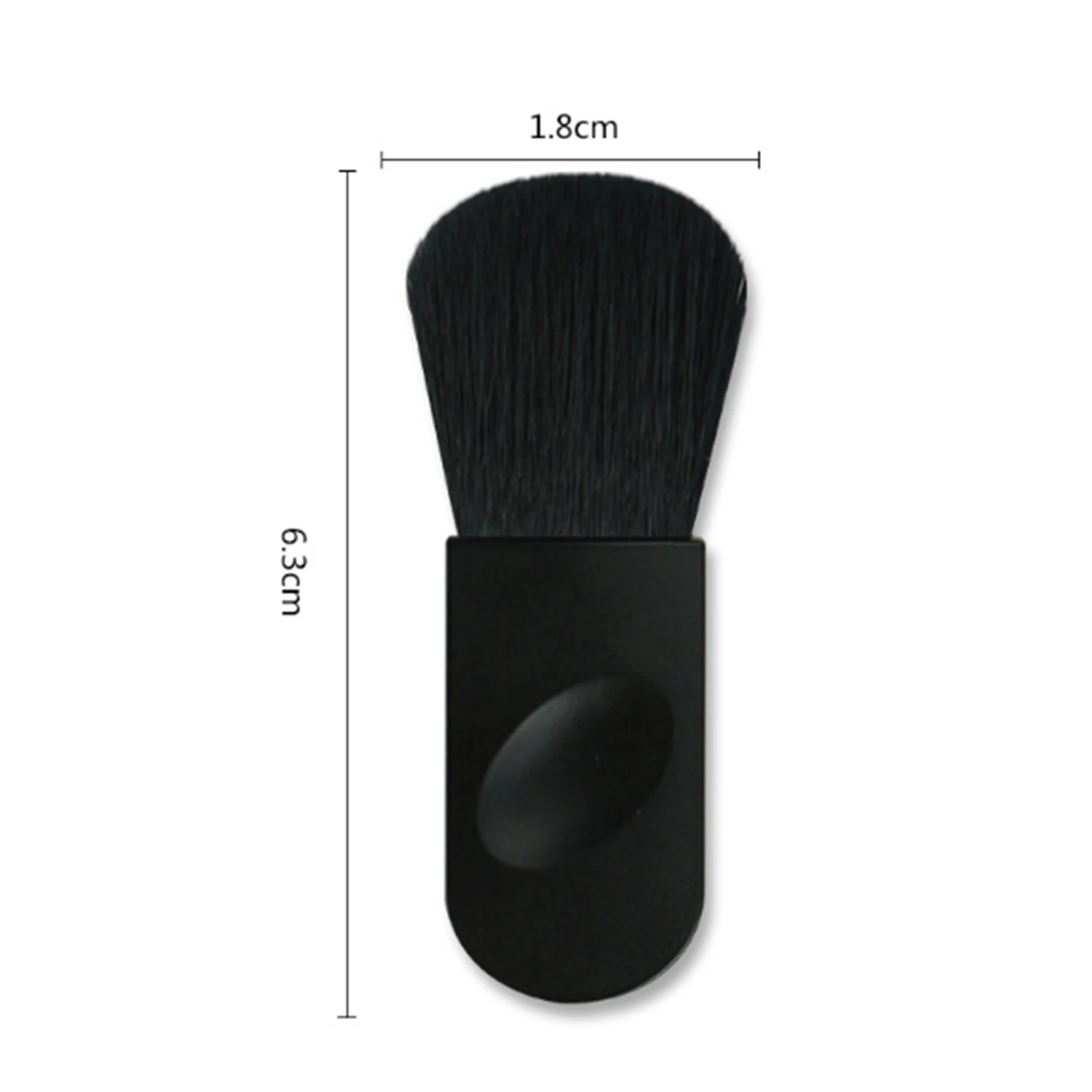 

3Pcs Blush Makeup Brushes Soft Bristles Portable Cosmetics Tools PVC Powder Brush Box Makeup Brush Included Practical