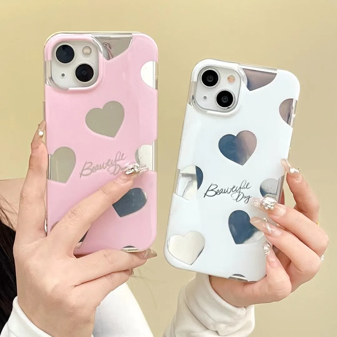 New High quality IMD luxurious beautiful One day phone case for IPhone 15 14 13 12 11 Pro Max soft Shockproof love phone cover